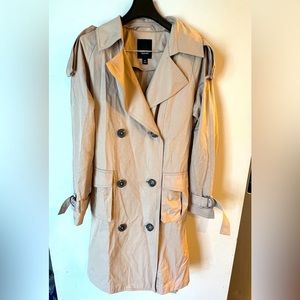 SIMPLY VERA Vera Wang Women’s Beige Belted Trench Coat Size XS
